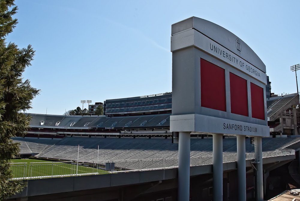 sanford stadium brickwork